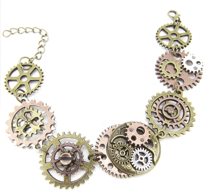 Multi Gears - The Nevermore Steampunk Bracelet