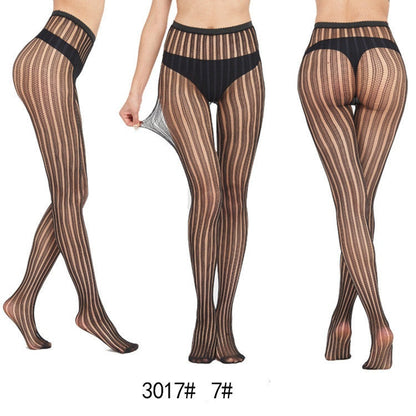 Nightweaver - The Nevermore Gothic Socks Stockings Jacquard Net Pants Fishnet Stockings Bottoming Pantyhose