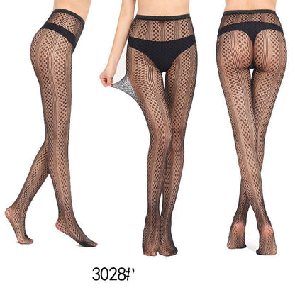 Nightweaver - The Nevermore Gothic Socks Stockings Jacquard Net Pants Fishnet Stockings Bottoming Pantyhose