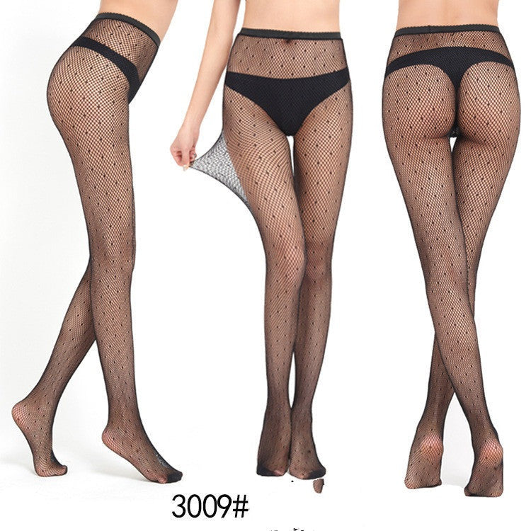 Nightweaver - The Nevermore Gothic Socks Stockings Jacquard Net Pants Fishnet Stockings Bottoming Pantyhose