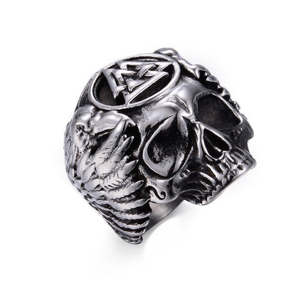 Njord - The Nevermore Norse Vikings Ring for Men