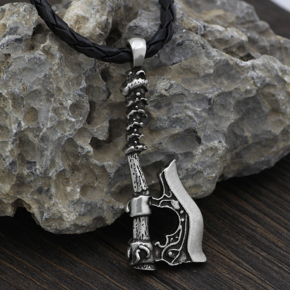 Nordic Pirate Ax - The Nevermore Gothic Pendant Necklace Viking Norse