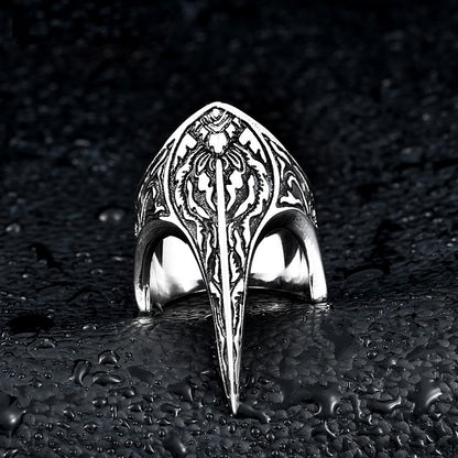 Nordic Raven's Claw - The Nevermore Gothic Ring Titanium Steel