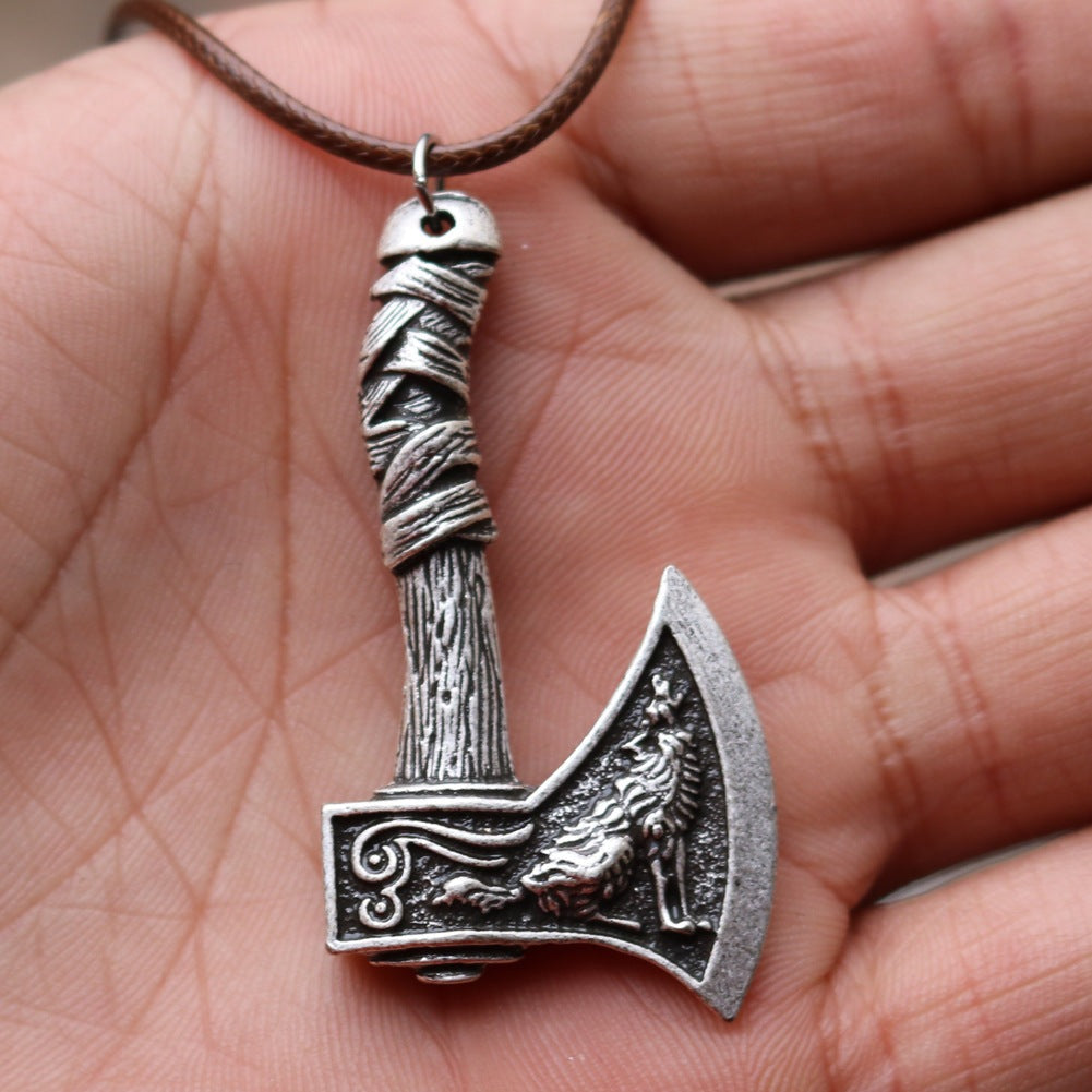 Norse Battle Axe - The Nevermore Gothic Pendant Necklace Viking Norse