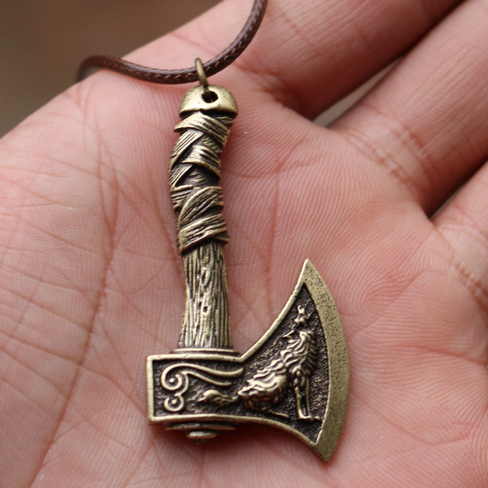 Norse Battle Axe - The Nevermore Gothic Pendant Necklace Viking Norse