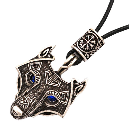 Norse Canine Emblem - The Nevermore Gothic Pendant Necklace Viking Norse