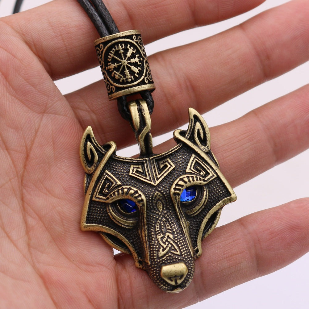 Norse Canine Emblem - The Nevermore Gothic Pendant Necklace Viking Norse