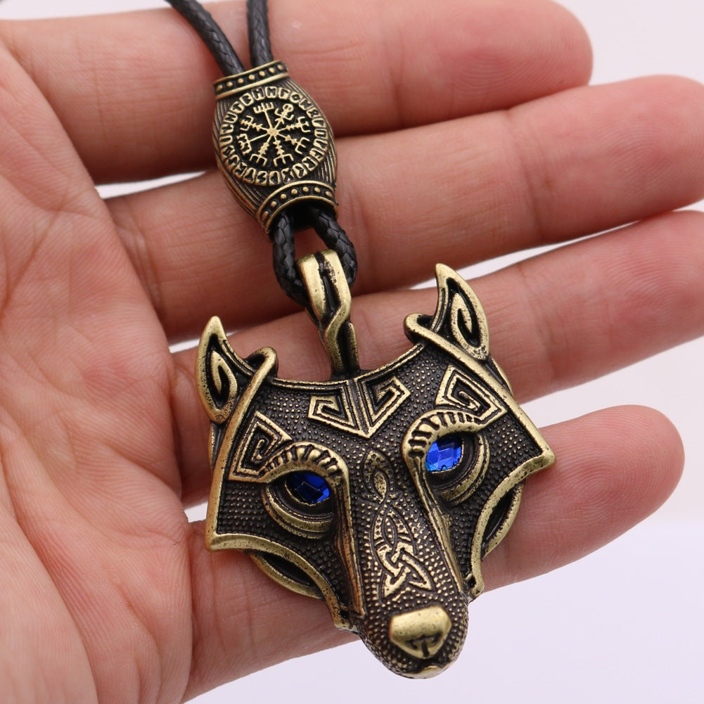 Norse Canine Emblem - The Nevermore Gothic Pendant Necklace Viking Norse