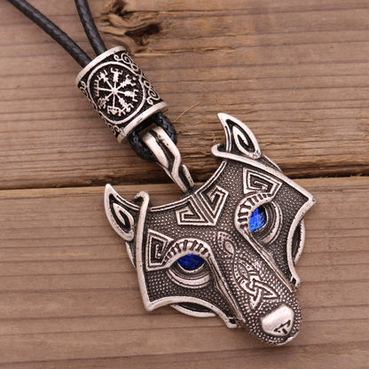 Norse Canine Emblem - The Nevermore Gothic Pendant Necklace Viking Norse