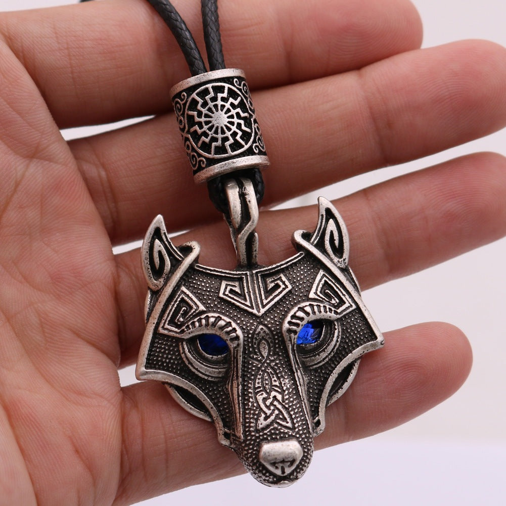 Norse Canine Emblem - The Nevermore Gothic Pendant Necklace Viking Norse