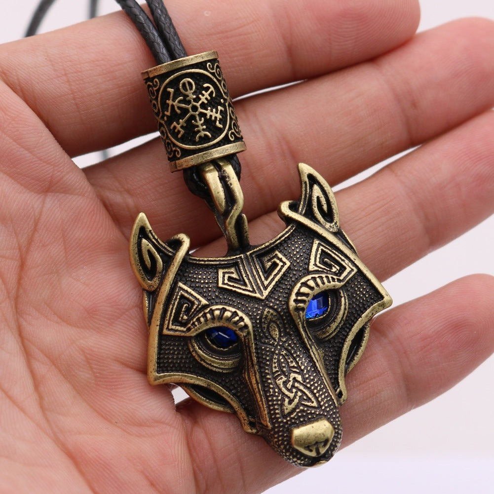 Norse Canine Emblem - The Nevermore Gothic Pendant Necklace Viking Norse