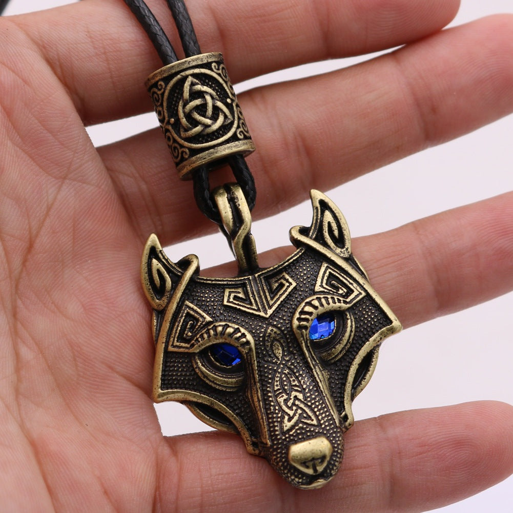 Norse Canine Emblem - The Nevermore Gothic Pendant Necklace Viking Norse