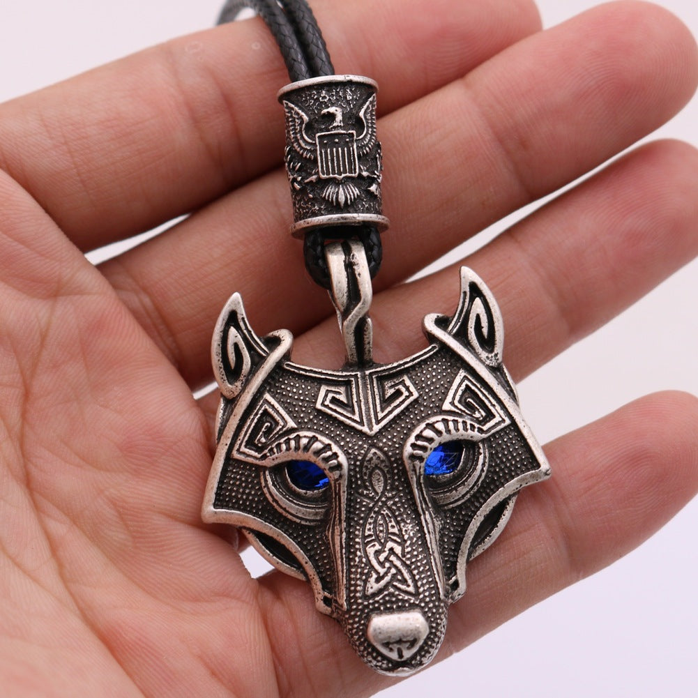 Norse Canine Emblem - The Nevermore Gothic Pendant Necklace Viking Norse