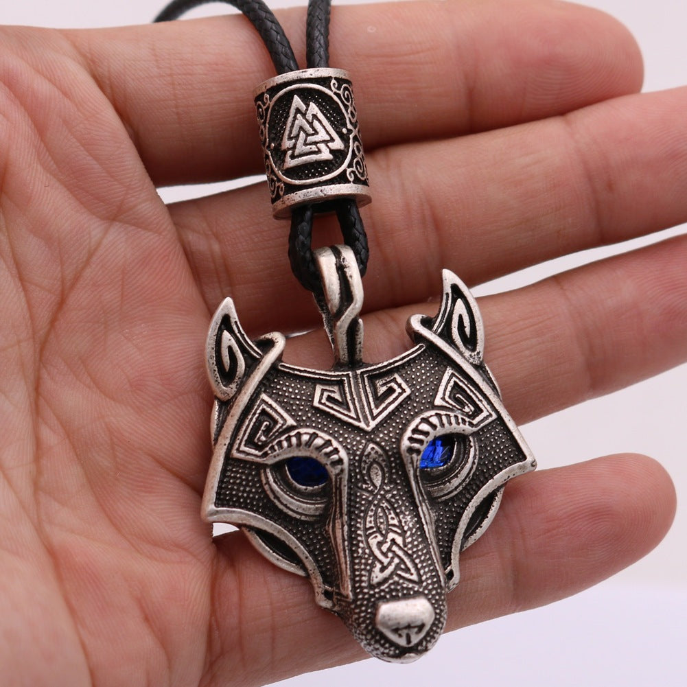 Norse Canine Emblem - The Nevermore Gothic Pendant Necklace Viking Norse