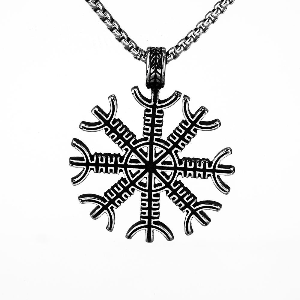 Norse Enigma - The Nevermore Titanium Steel Men's Pendant