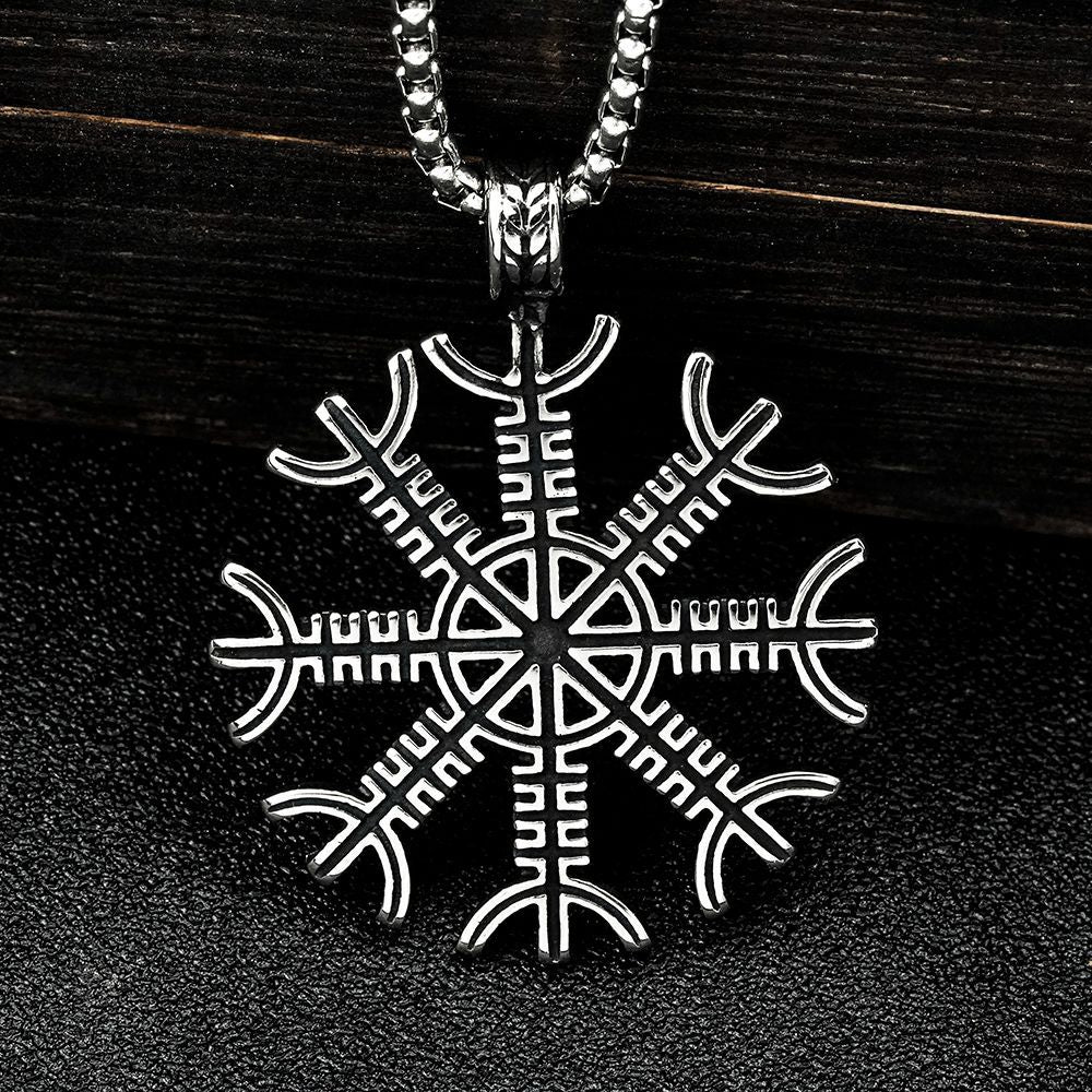 Norse Enigma - The Nevermore Titanium Steel Men's Pendant