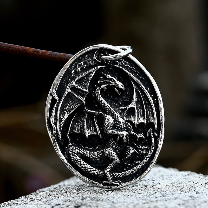 Occult Oracle - The Nevermore Stainless Steel Pendant