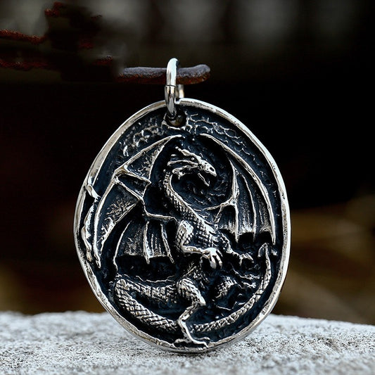 Occult Oracle - The Nevermore Stainless Steel Pendant