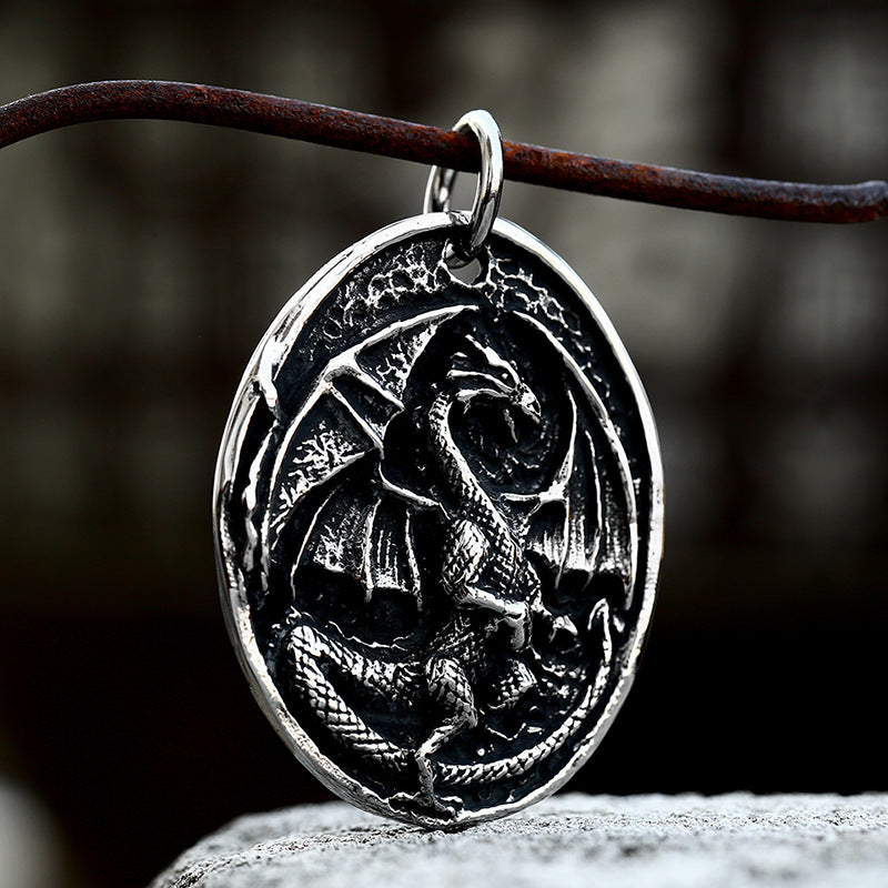 Occult Oracle - The Nevermore Stainless Steel Pendant