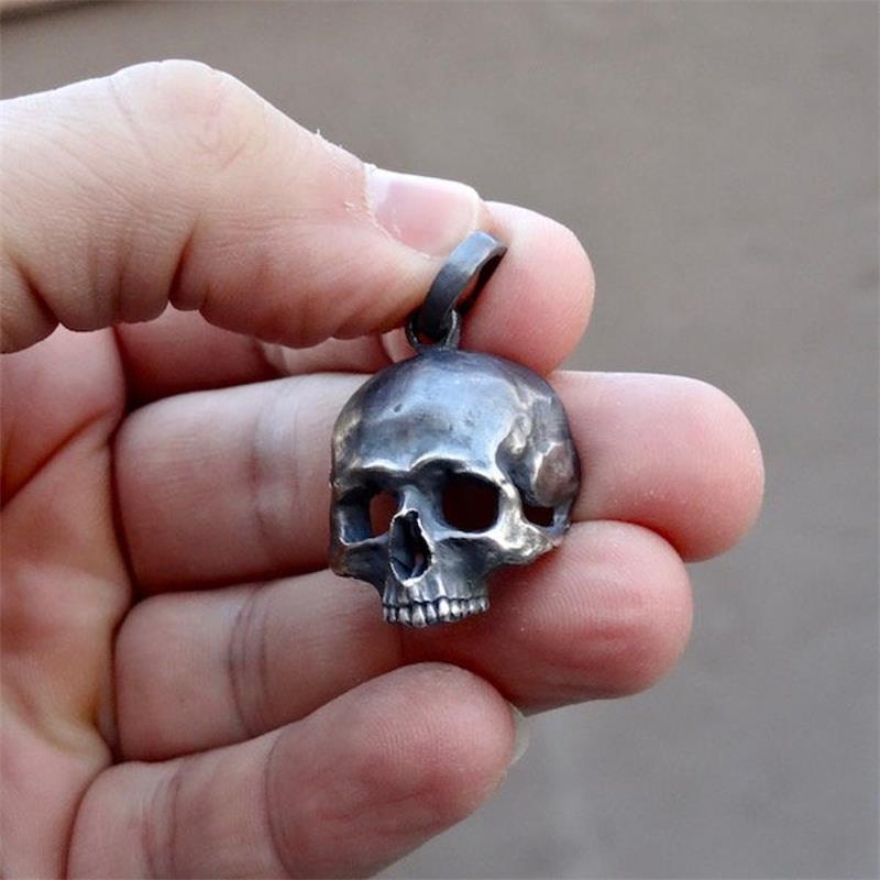 Old-world Skull - The Nevermore Gothic Pendant Necklace Stainless Steel