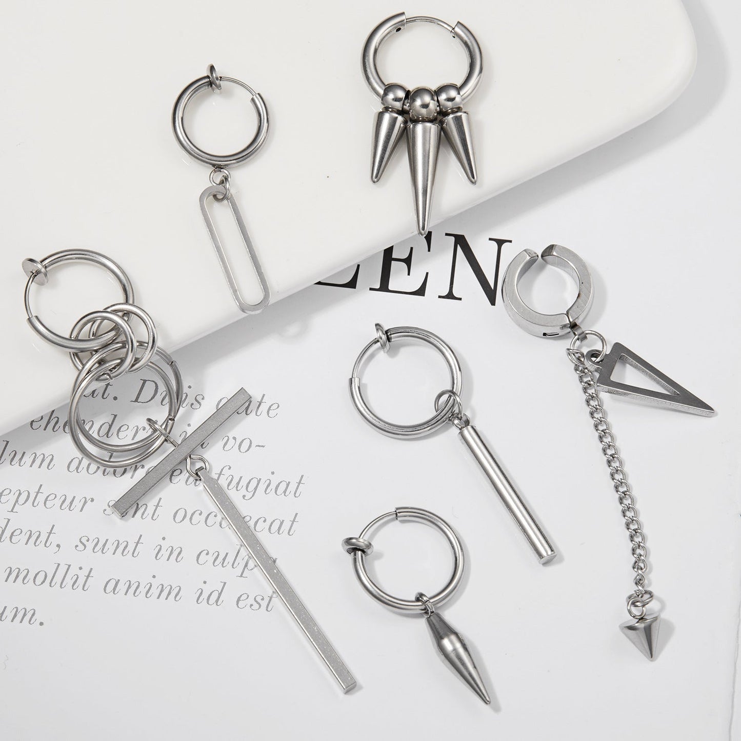 Oleg Sunshine - The Nevermore Men's Long Earrings