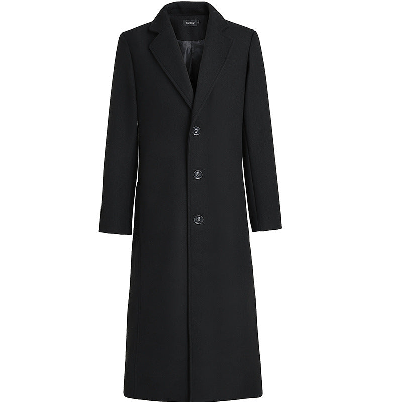 Orion Viper - The Nevermore Long Trench Woolen Coat for Men