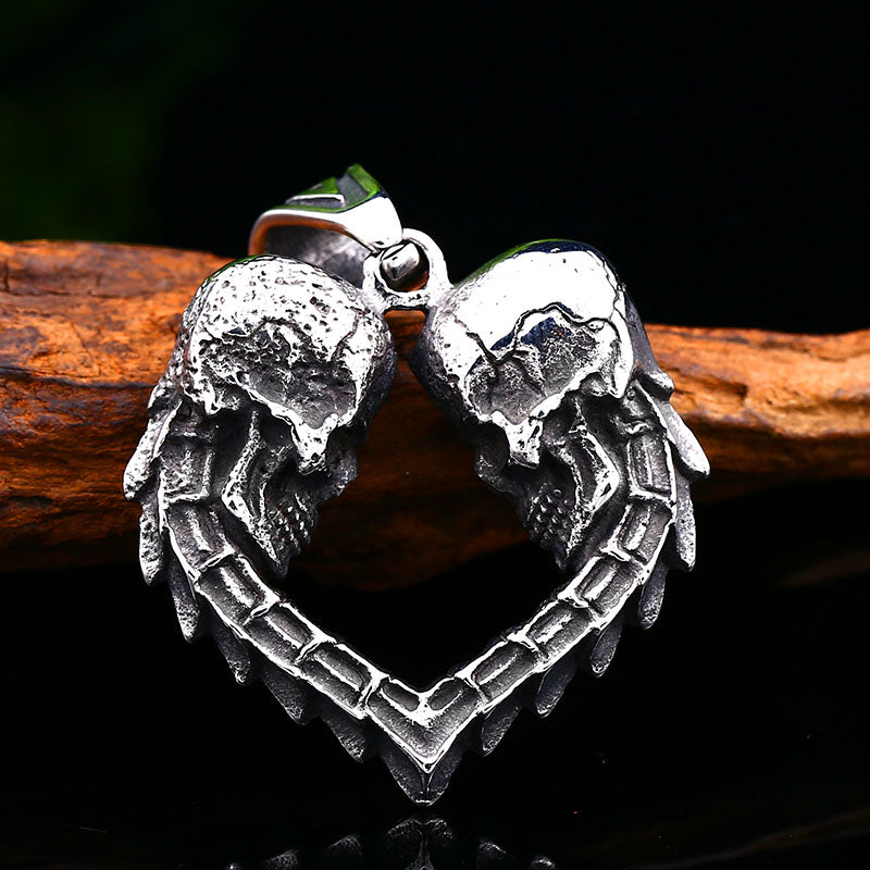 Pair of Phantoms - The Nevermore Gothic Pendant Necklace