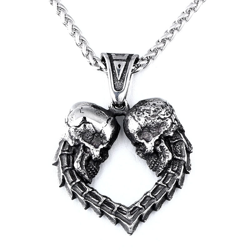 Pair of Phantoms - The Nevermore Gothic Pendant Necklace