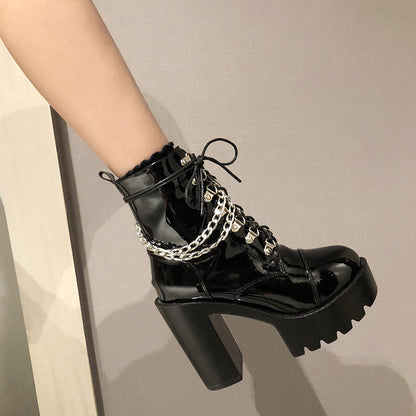 Pandora - The Nevermore - Gothic Boots