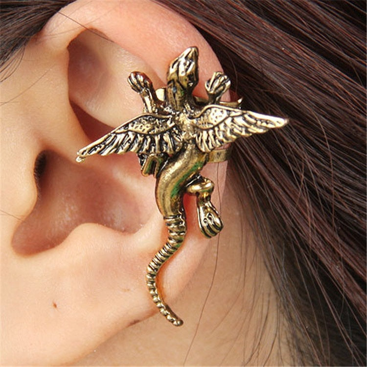 Drakonis Punk Ear Cuff - The Nevermore Gothic Ear cuff