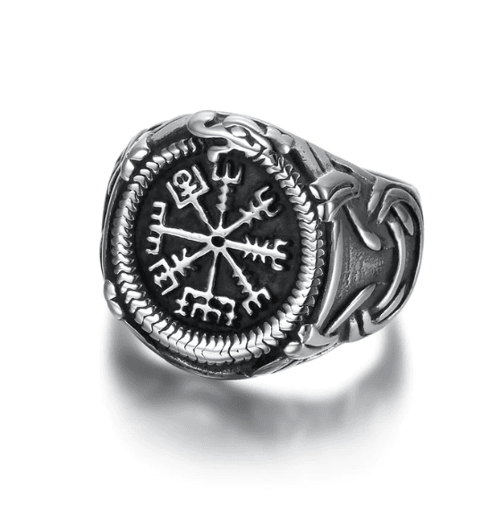 Ragnvald - The Nevermore Gothic Norse Ring Stainless Steel