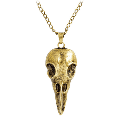 Raven Cranium - The Nevermore Gothic Pendant Necklace