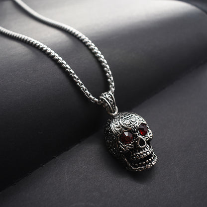 Red Eyed Skull - The Nevermore Gothic Pendant