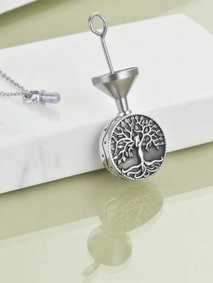 Reidun Tree of Life - The Nevermore Pendant Necklace Urn 925 Sterling Silver