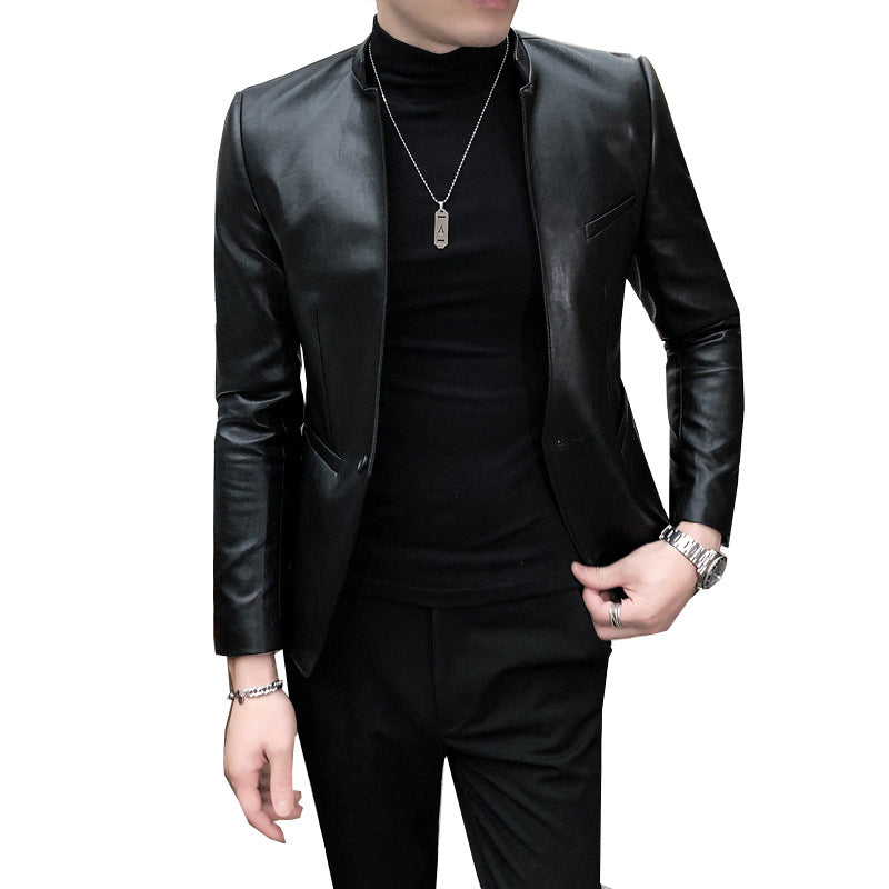 Rocco - The Nevermore Slim Leather Jacket for Men