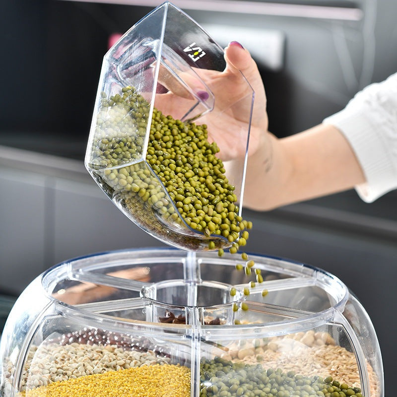 Rotating Cereal Jar - The Nevermore Storage Box Rotating