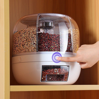 Rotating Cereal Jar - The Nevermore Storage Box Rotating