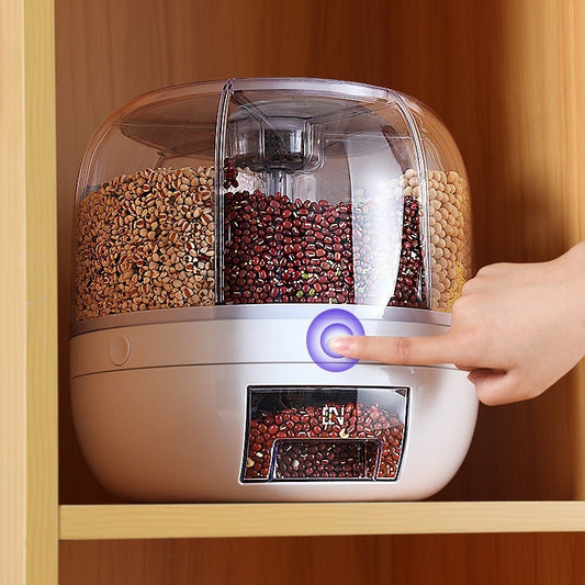 Rotating Cereal Jar - The Nevermore Storage Box Rotating