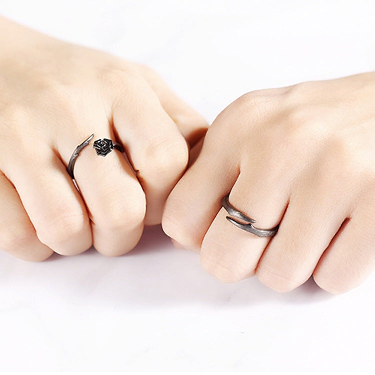 S925 Sterling Silver Ring Couple Men And Women