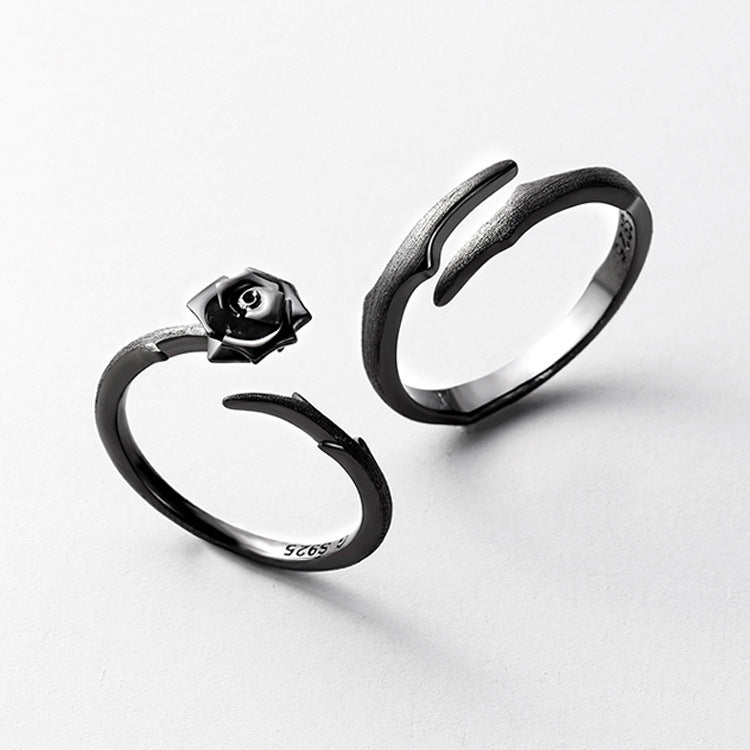 S925 Sterling Silver Ring Couple Men And Women