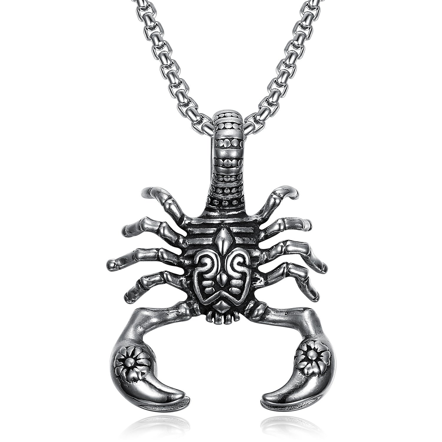 Scorpion Stainless Steel - The Nevermore Gothic Pendant