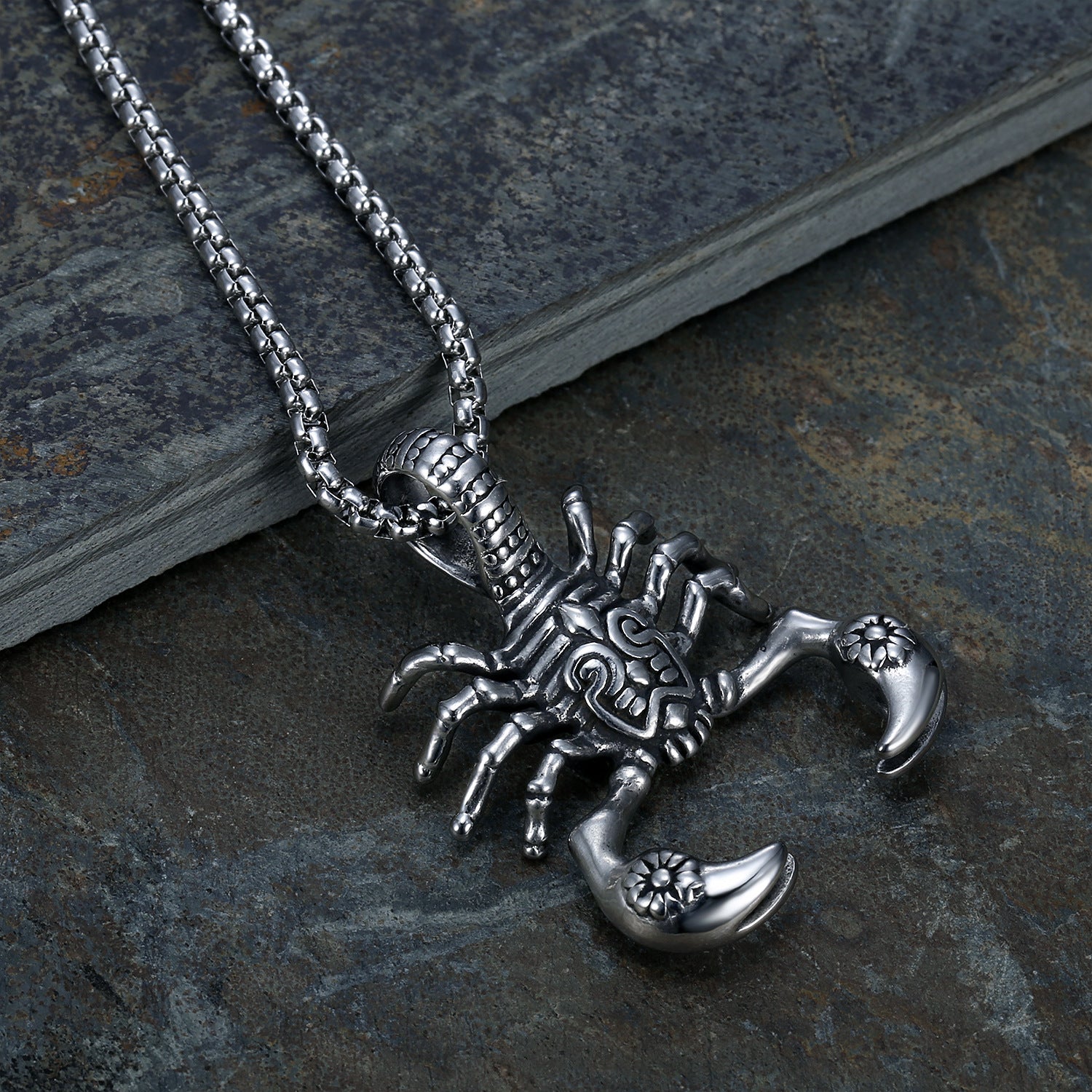 Scorpion Stainless Steel - The Nevermore Gothic Pendant