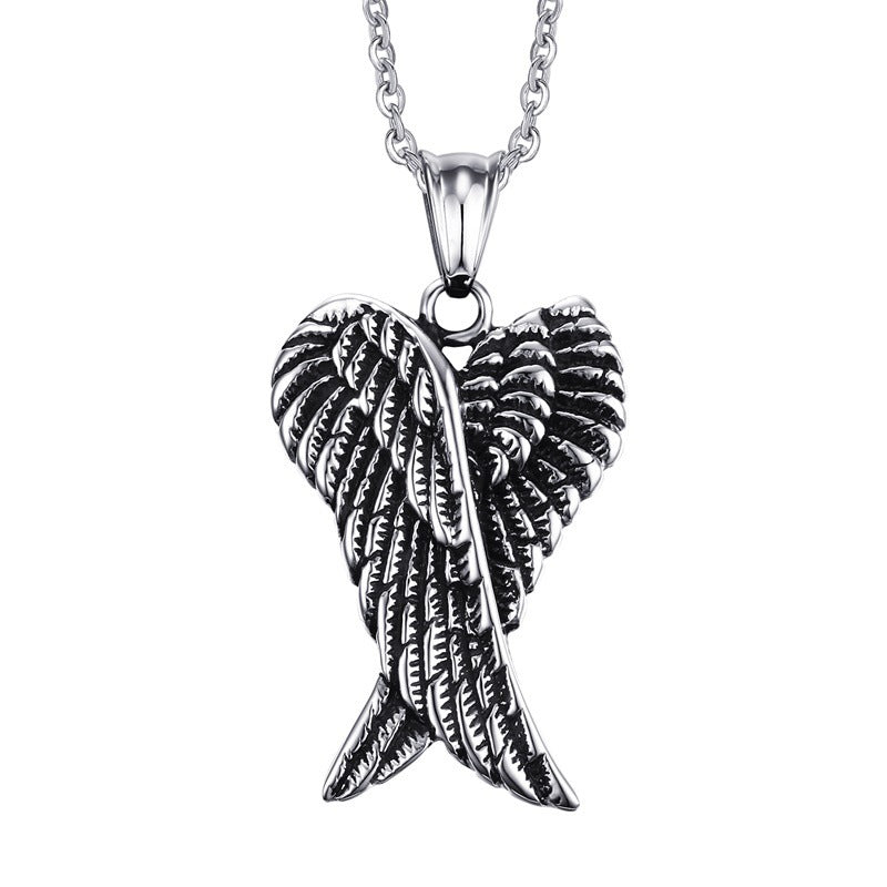 Seraphic Wings - The Nevermore Gothic Pendant Necklace