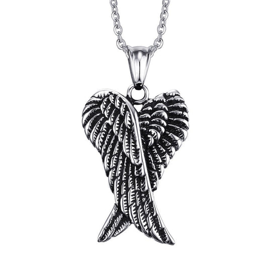 Seraphic Wings - The Nevermore Gothic Pendant Necklace