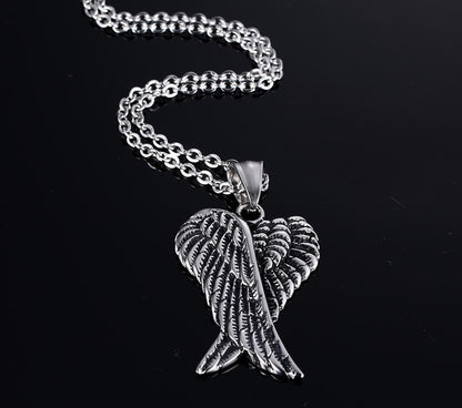 Seraphic Wings - The Nevermore Gothic Pendant Necklace