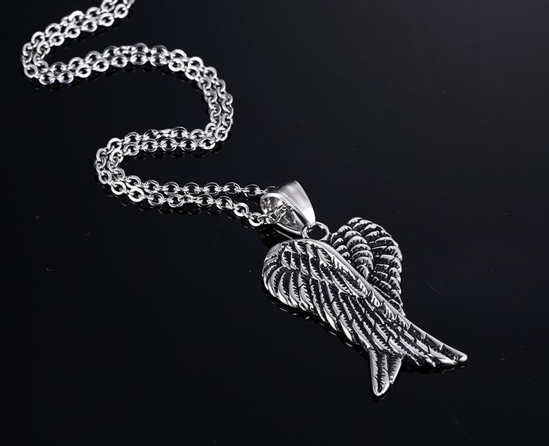 Seraphic Wings - The Nevermore Gothic Pendant Necklace