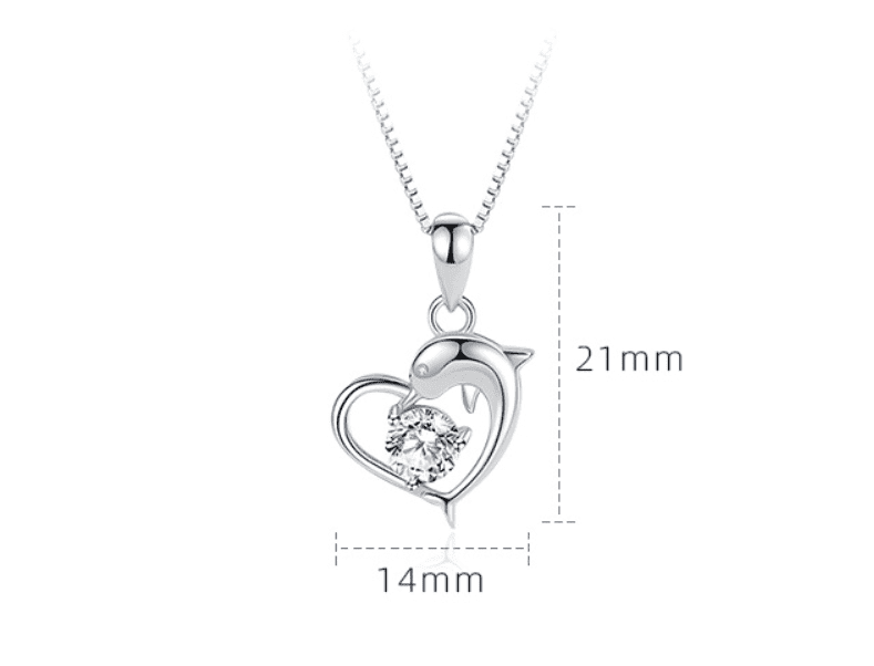 Serene Style - The Nevermore Women`s Pendant S925 Dolphin