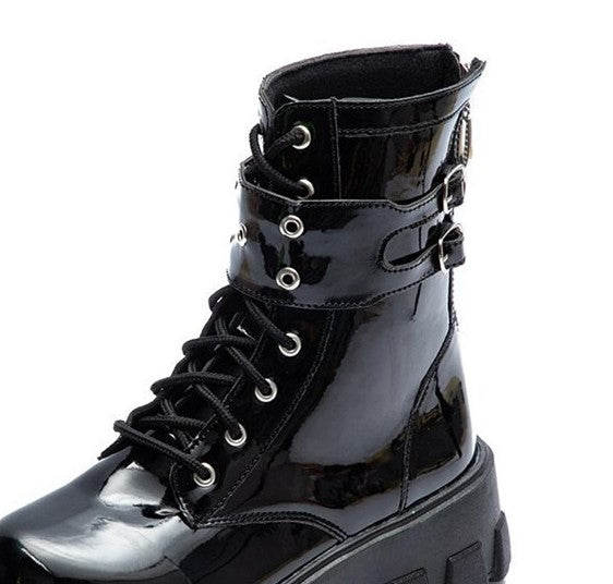 Serenity Ashwood - The Nevermore Gothic Boots for Women