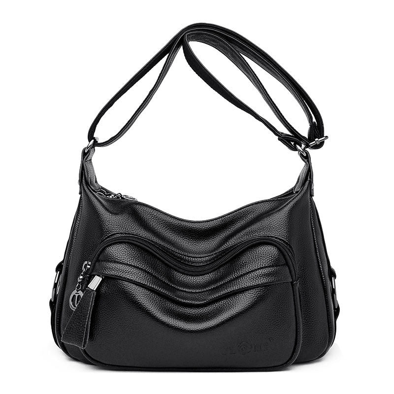 Sewn Luxe PU Handbag - Large Compartment Bag by The Nevermore