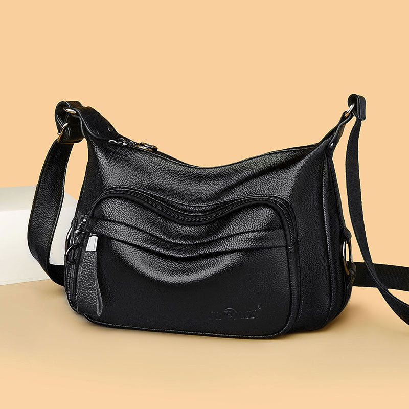 Sewn Luxe PU Handbag - Large Compartment Bag by The Nevermore